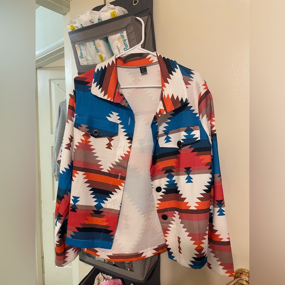 Country pattern jacket/blazer.
